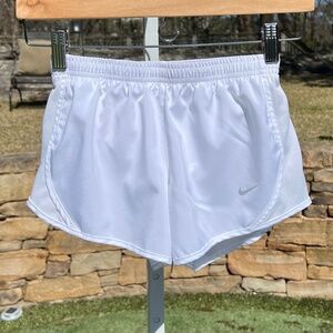 Nike Tempo White Girls' Dri-FIT Running Shorts